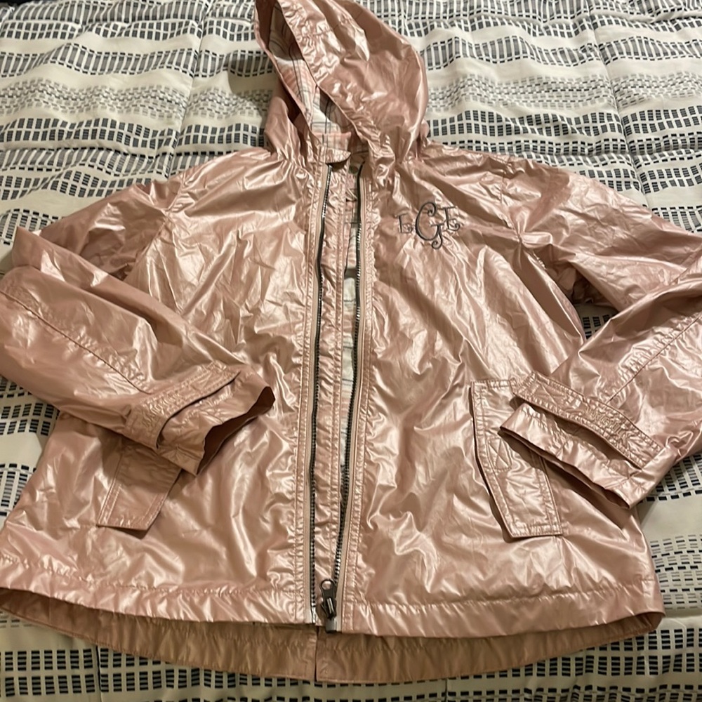 Girls Marley Lilly pink raincoat